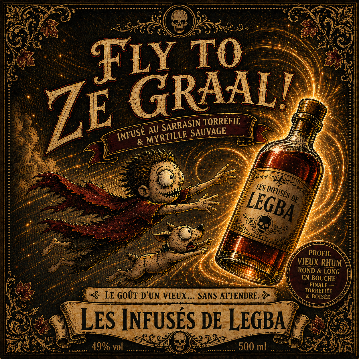 Fly to ze graal!